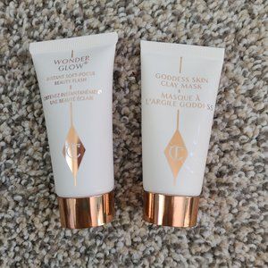 Charlotte Tilbury: Wonder Glow 15mL & Goddess Skin Clay Mask 15mL